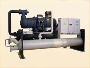 水冷螺桿低溫機組單機頭
